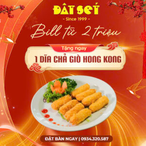 Tặng chả giò